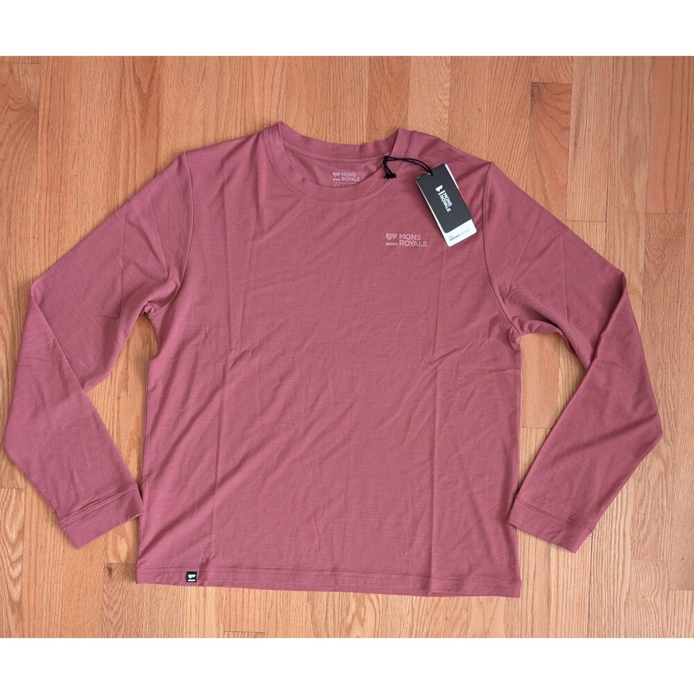 NEW Mons Royale Womens Merino Icon 140 Long-Sleeve XL Wool First Layer NWT